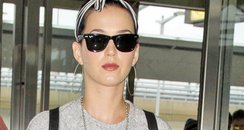 Katy Perry arrives at the airport