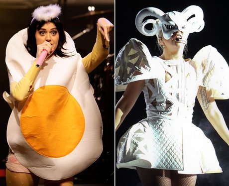 Katy Perry and Lady Gaga: Crazy Stage Outfits