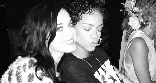 Katy Perry and Rihanna