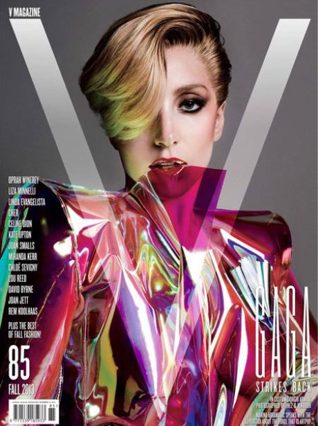 Lady Gaga on the cover of V Magazine