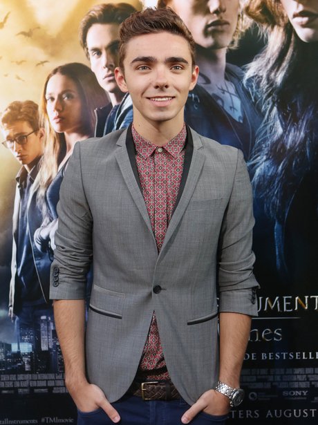 Nathan Sykes on the red carpet
