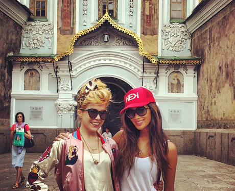 Nicole Scherzinger and Paloma Faith