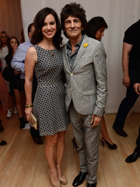 Sally Wood and Ronnie Wood