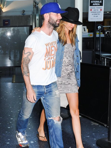 Adam Levine and Behati Prinsloo