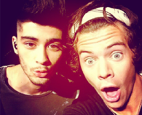 Harry Styles and Zayn Malik Instagram