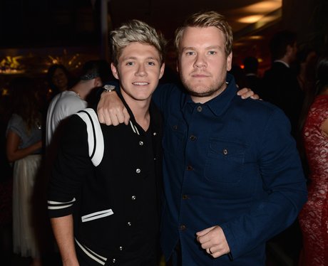 Niall Horan and James Corden after party
