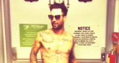 Adam Levine topless