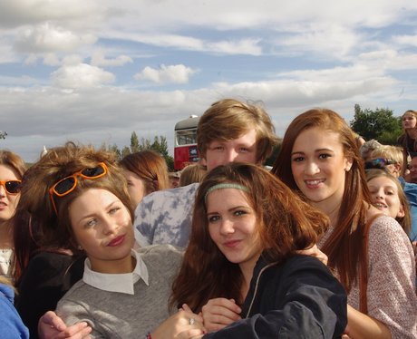 Shots of the Fusion Festival fans by the Street St
