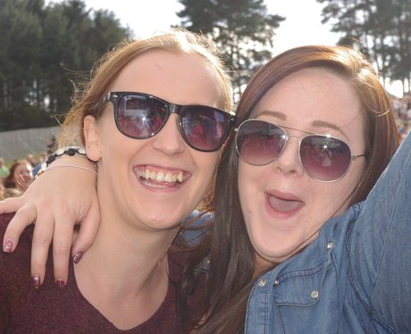 Shots of the Fusion Festival fans by the Street St