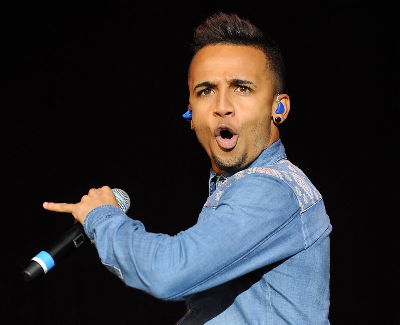 JLS star Aston Merrygold live on stage at Fusion Festival 2013