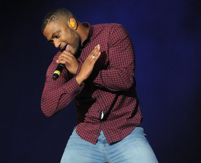 JLS's JB live on stage at Fusion Festival 2013 in Birmingham
