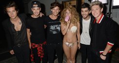 One Direction with Lady Gaga