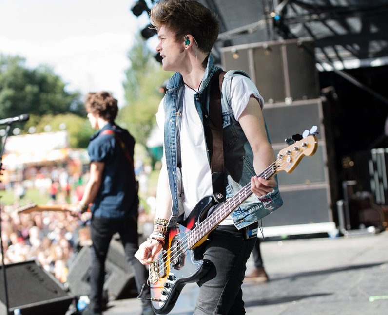 Connor The Vamps live at Fusion Festival 2013