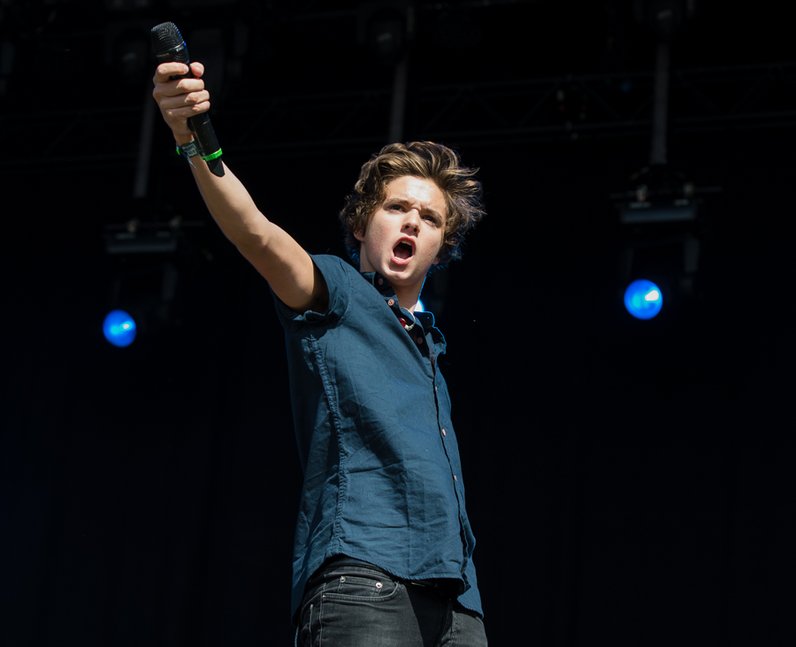 Bradley The Vamps live at Fusion Festival 2013