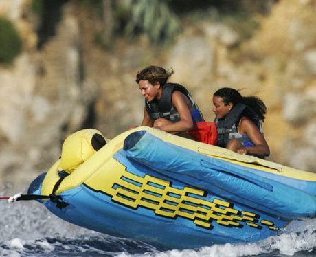 Beyonce doing water sports
