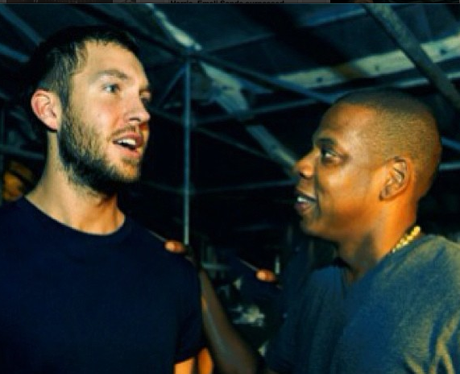 Calvin Harris and Jay Z Instagram
