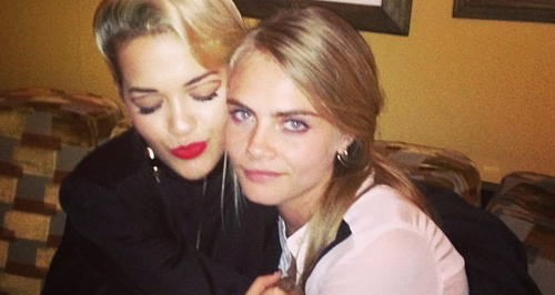 Cara Delevingne and Rita Ora