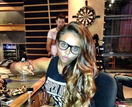 Jessy Nelson in the studio