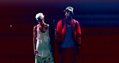 Justin Bieber and Chris Brown