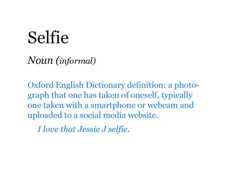 Pop Dictionary: Selfie
