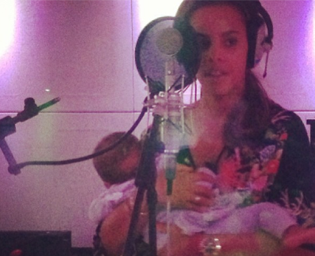 Rochelle Wiseman and Baby Instagram