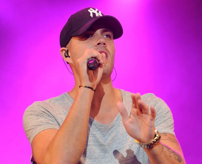 The Wanted's Max George live on stage at Fusion Festival 2013