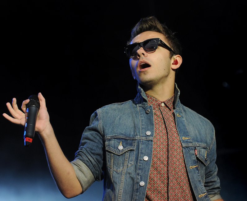 The Wanted's Nathan Sykes live on stage at Fusion Festival 2013