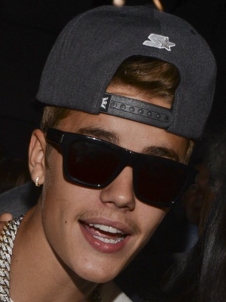Justin Bieber moustache