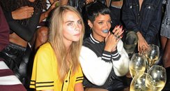 Cara Delevingne and Rihanna 