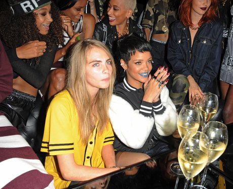 Cara Delevingne and Rihanna