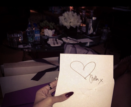 Rihanna enjoys a night out in London