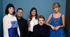Taylor Swift and James Corden 