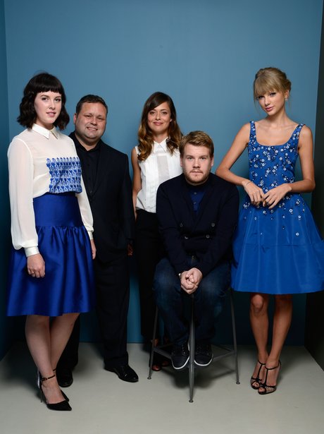 Taylor Swift and James Corden