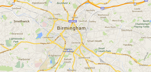 Maps Birmingham