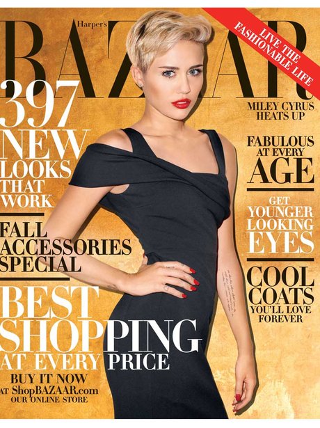 Miley Cyrus Harpers Bazaar 2013