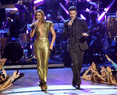Justin Timberlake and Beyonce