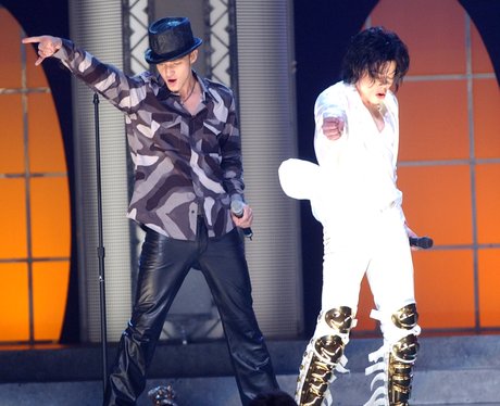 Michael Jackson and Justin Timberlake