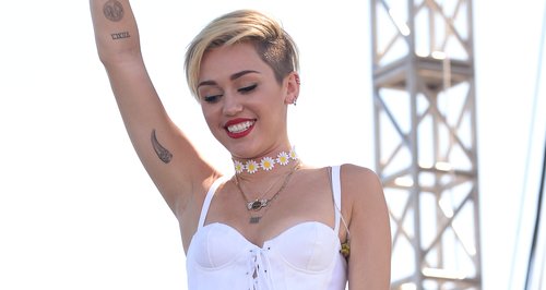Miley Cyrus performs at iHeart Radio in Las Vegas