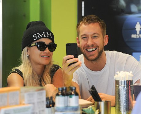 Rita Ora and Calvin Harris in LA
