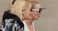 Rita Ora and Cara Delevingne Paris Fashion Week