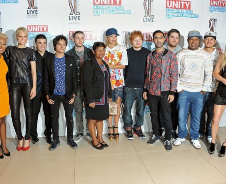 Celebrities at charity gig