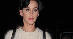 Katy Perry arrives in London