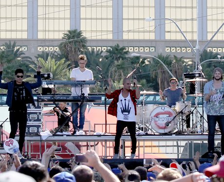 The Wanted on stage