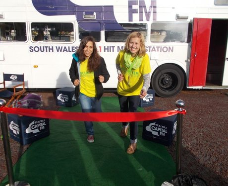 You crossing our Capital FM Finish Line
