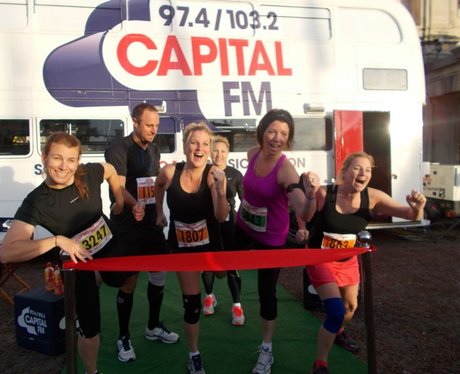 You crossing our Capital FM Finish Line