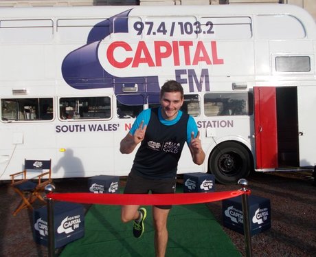 You crossing our Capital FM Finish Line