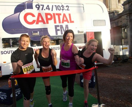 You crossing our Capital FM Finish Line
