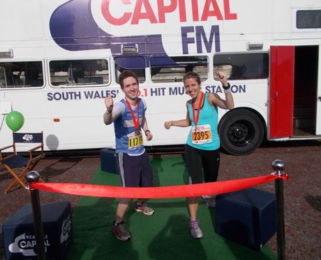 You crossing our Capital FM Finish Line