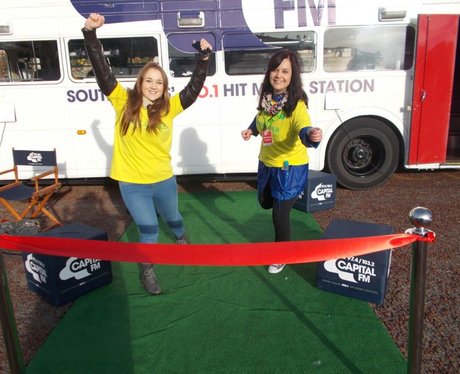 You crossing our Capital FM Finish Line