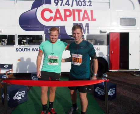 You crossing our Capital FM Finish Line